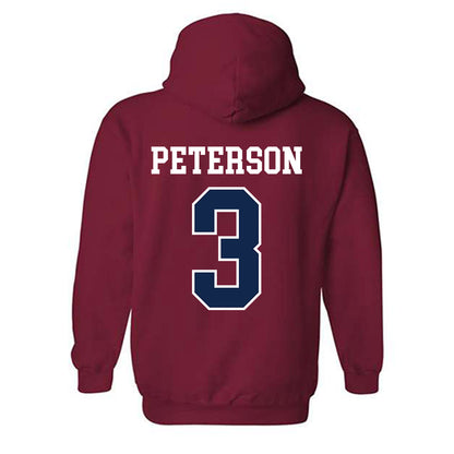 Ole Miss - NCAA Women's Basketball : Kaitlin Peterson - Fashion Shersey Hooded Sweatshirt-1
