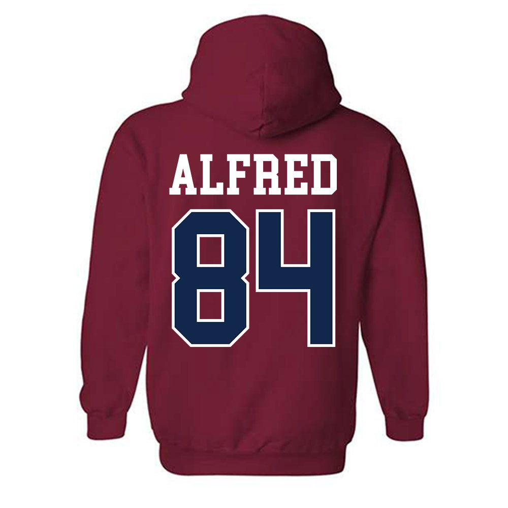 Ole Miss - NCAA Football : Dillon Alfred - Fashion Shersey Hooded Sweatshirt-1