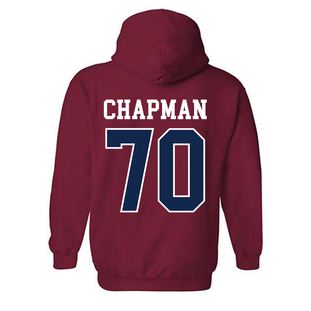 Ole Miss - NCAA Football : Jalan Chapman - Fashion Shersey Hooded Sweatshirt-1