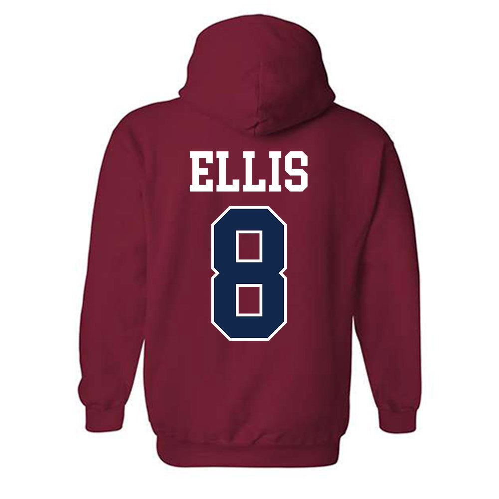 Ole Miss - NCAA Women's Volleyball : Caroline Ellis - Fashion Shersey Hooded Sweatshirt-1