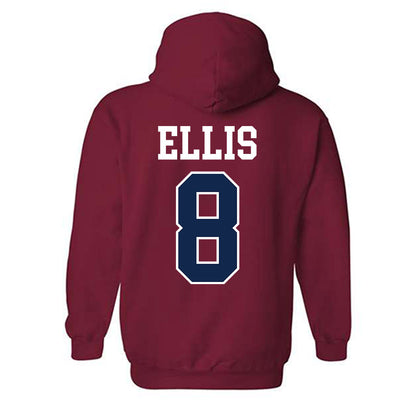 Ole Miss - NCAA Women's Volleyball : Caroline Ellis - Fashion Shersey Hooded Sweatshirt-1