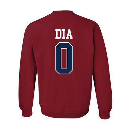 Ole Miss - NCAA Men's Basketball : Malik Dia - Fashion Shersey Crewneck Sweatshirt-1