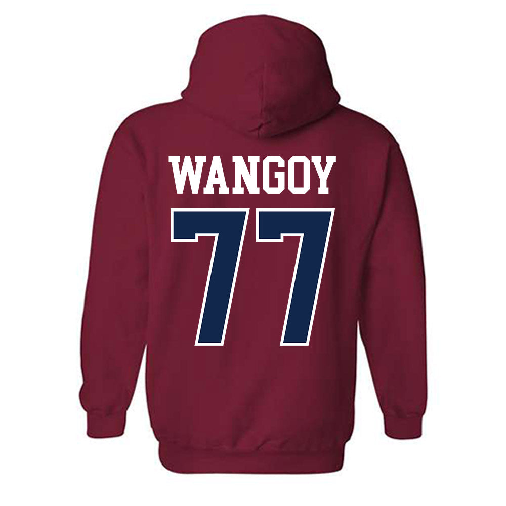 Ole Miss - NCAA Football : Enoch Wangoy - Fashion Shersey Hooded Sweatshirt-1