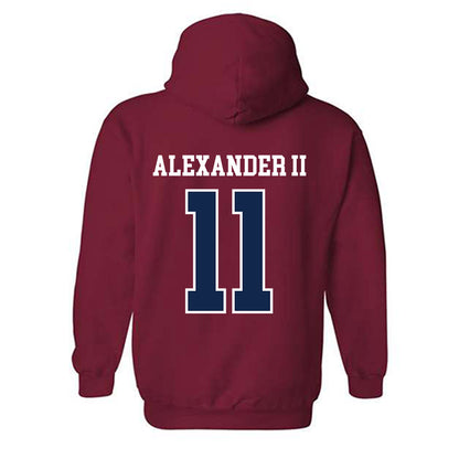 Ole Miss - NCAA Football : Hilton Deuce Alexander II - Fashion Shersey Hooded Sweatshirt-1