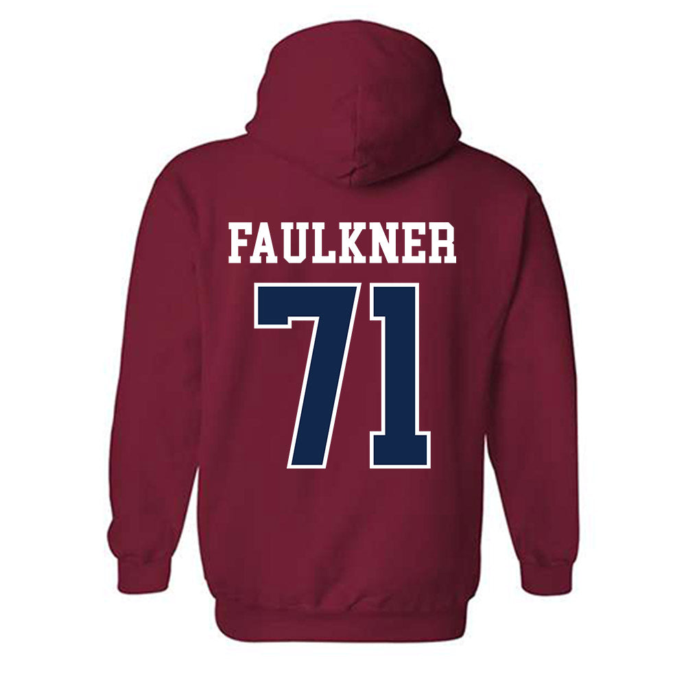 Ole Miss - NCAA Football : Emanuel Faulkner - Fashion Shersey Hooded Sweatshirt-1