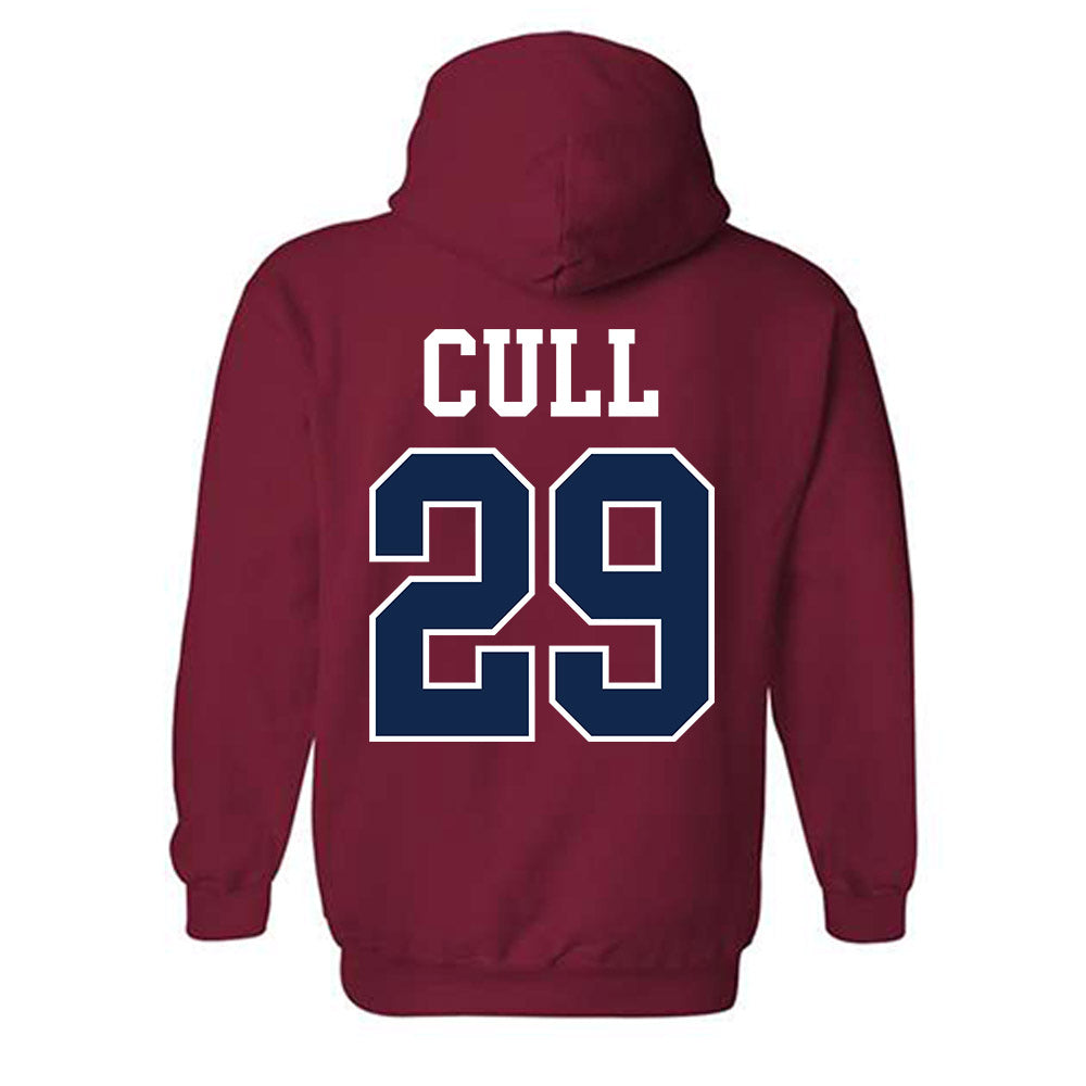 Ole Miss - NCAA Football : Nick Cull - Fashion Shersey Hooded Sweatshirt-1