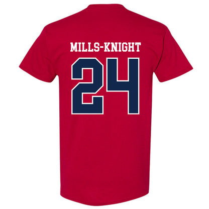 Ole Miss - NCAA Football : Shekai Mills-Knight - Fashion Shersey T-Shirt-1