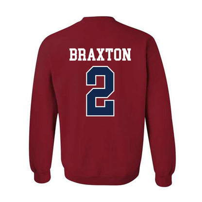 Ole Miss - NCAA Football : Jaylon Braxton - Fashion Shersey Crewneck Sweatshirt-1