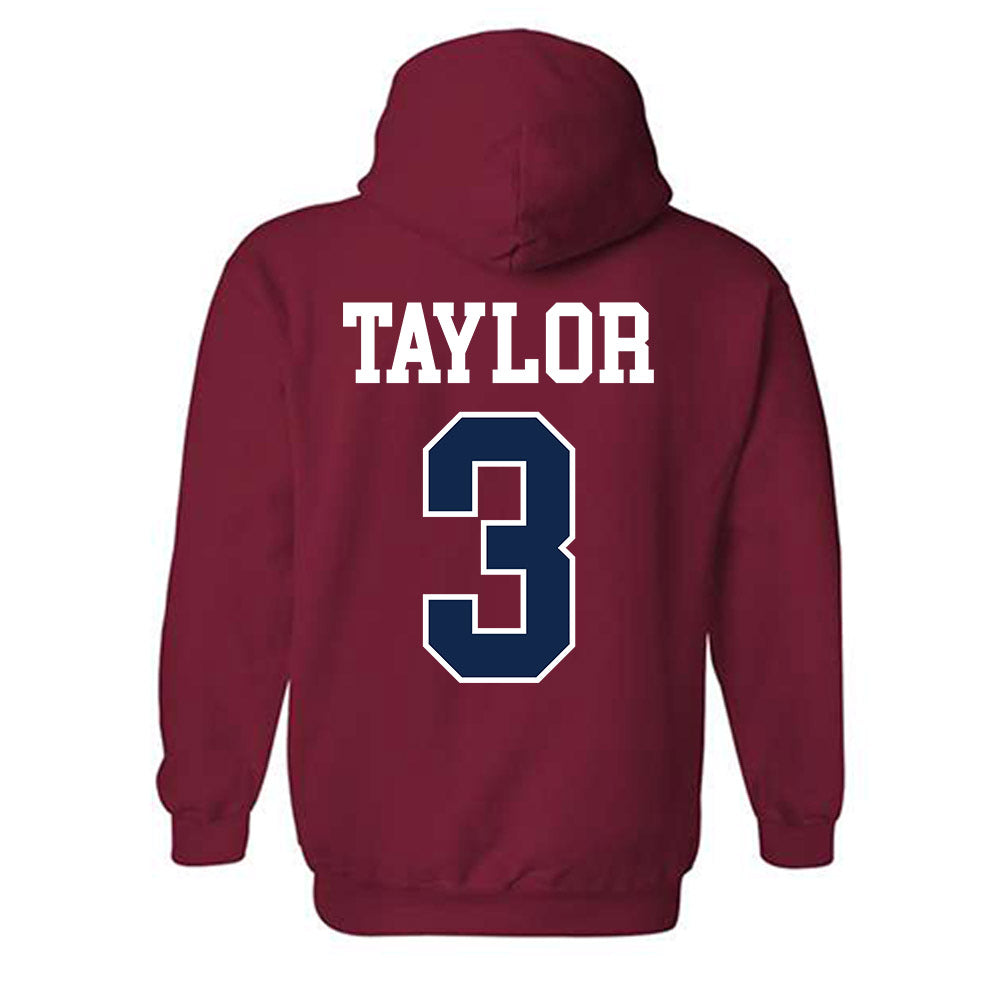 Ole Miss - NCAA Women's Volleyball : Sophie Taylor - Fashion Shersey Hooded Sweatshirt-1