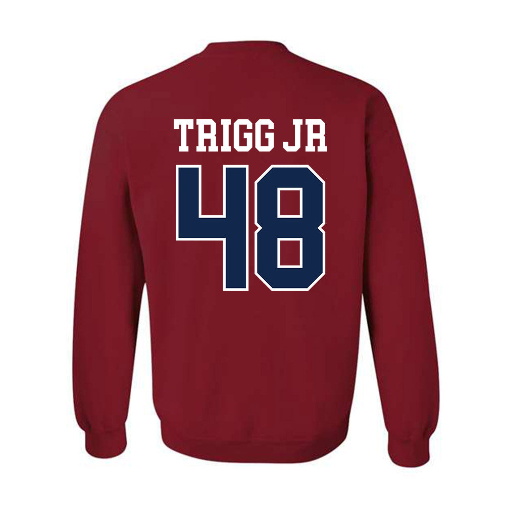 Ole Miss - NCAA Football : Mark Trigg Jr - Fashion Shersey Crewneck Sweatshirt-1