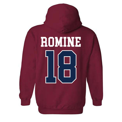 Ole Miss - NCAA Baseball : Luke Romine - Fashion Shersey Hooded Sweatshirt-1