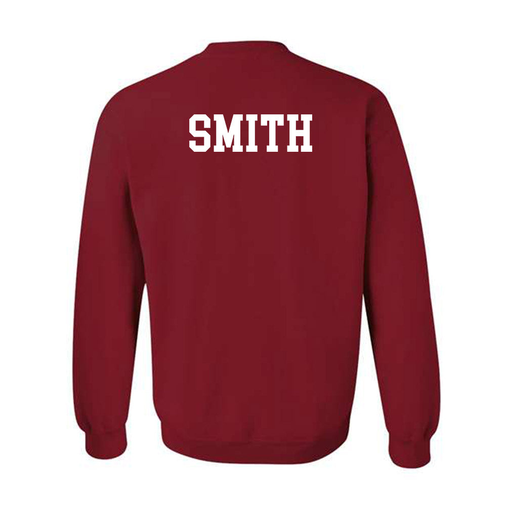 Ole Miss - NCAA Cheerleading : Isaac Smith - Fashion Shersey Crewneck Sweatshirt-1