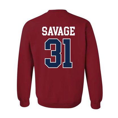 Ole Miss - NCAA Softball : Jada Savage - Fashion Shersey Crewneck Sweatshirt-1