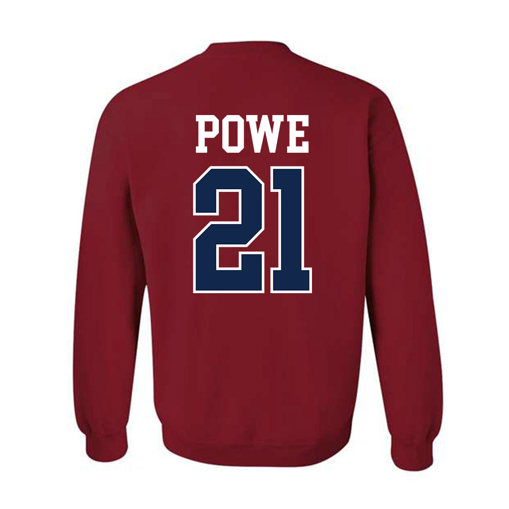 Ole Miss - NCAA Women's Basketball : Debreasha Powe - Fashion Shersey Crewneck Sweatshirt-1