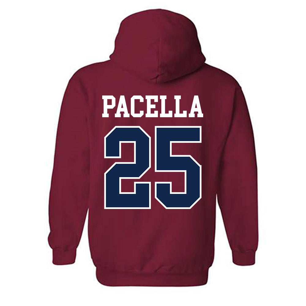 Ole Miss - NCAA Baseball : Daniel Pacella - Fashion Shersey Hooded Sweatshirt-1