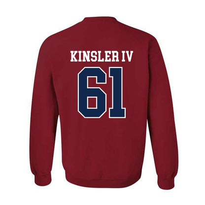 Ole Miss - NCAA Football : Tommy Kinsler IV - Fashion Shersey Crewneck Sweatshirt-1