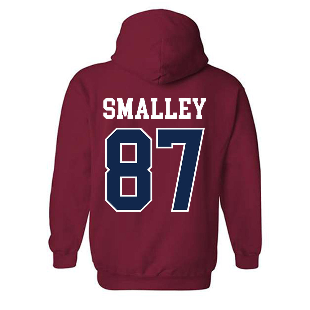Ole Miss - NCAA Football : Wyatt Smalley - Fashion Shersey Hooded Sweatshirt-1