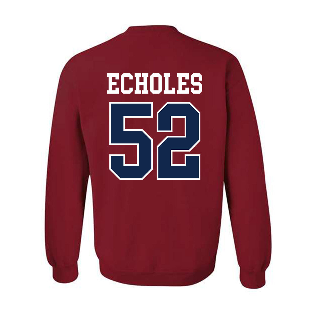 Ole Miss - NCAA Football : Will Echoles - Fashion Shersey Crewneck Sweatshirt-1