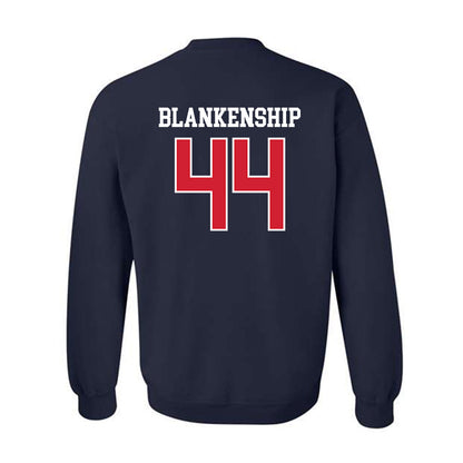 Ole Miss - NCAA Football : Caleb Blankenship - Classic Shersey Crewneck Sweatshirt-1