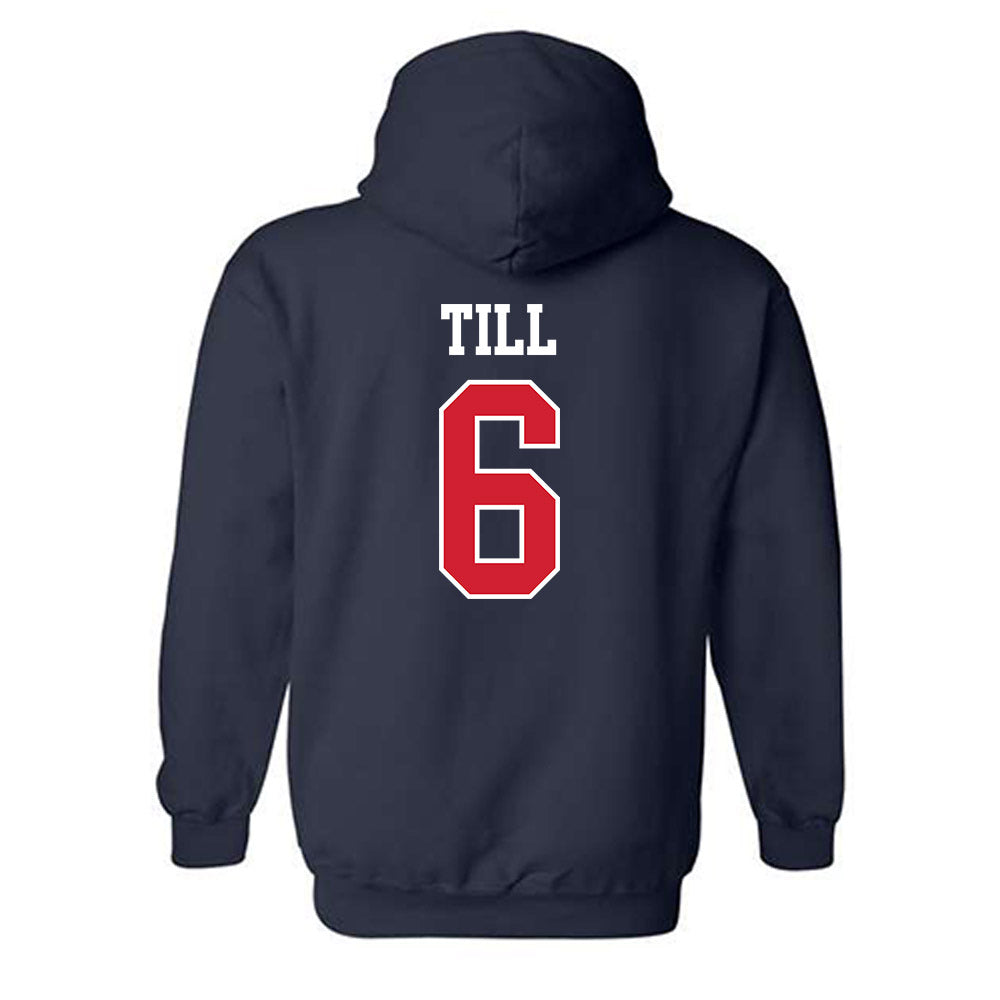 Ole Miss - NCAA Softball : Kaidance Till - Classic Shersey Hooded Sweatshirt-1