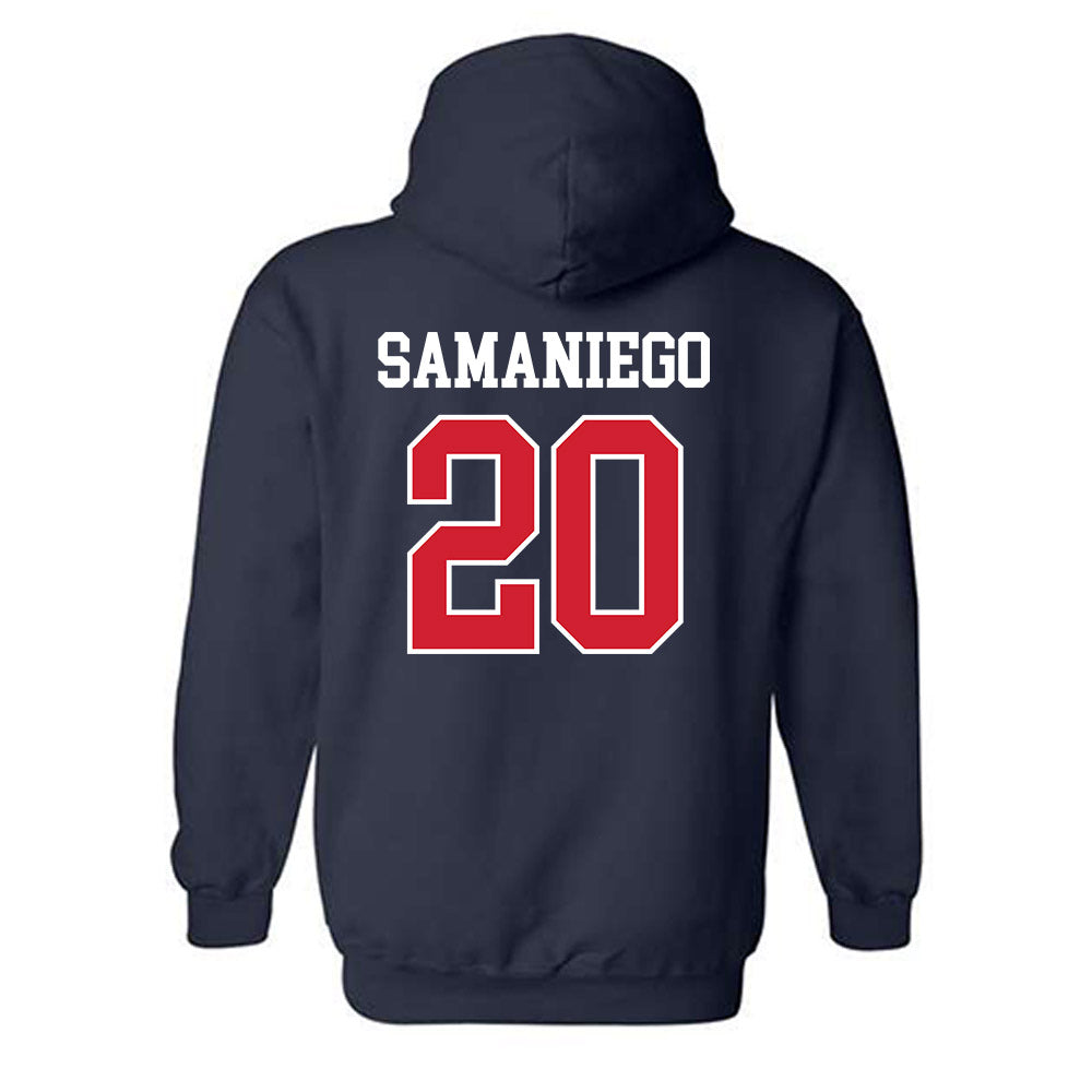 Ole Miss - NCAA Women's Volleyball : Vivianna Samaniego - Classic Shersey Hooded Sweatshirt-1
