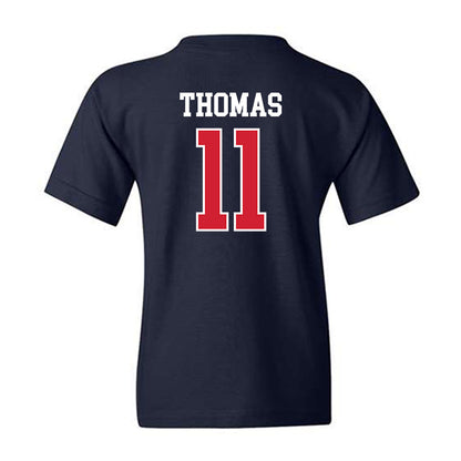 Ole Miss - NCAA Football : Keaton Thomas - Classic Shersey Youth T-Shirt-1