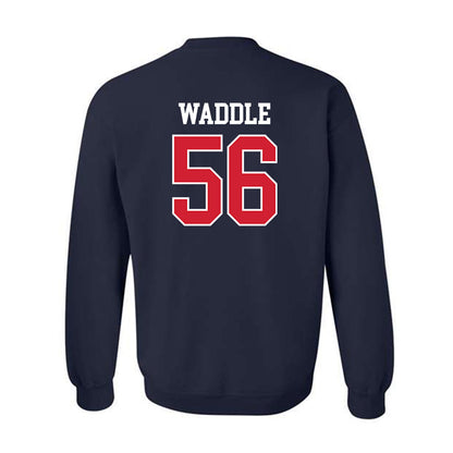 Ole Miss - NCAA Football : Mason Waddle - Classic Shersey Crewneck Sweatshirt-1
