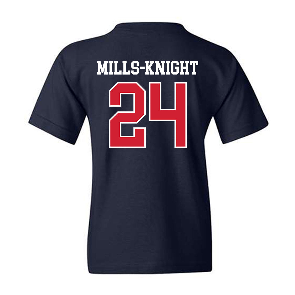 Ole Miss - NCAA Football : Shekai Mills-Knight - Classic Shersey Youth T-Shirt-1