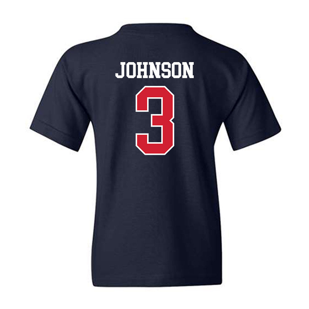 Ole Miss - NCAA Men's Basketball : Koren Johnson - Classic Shersey Youth T-Shirt-1