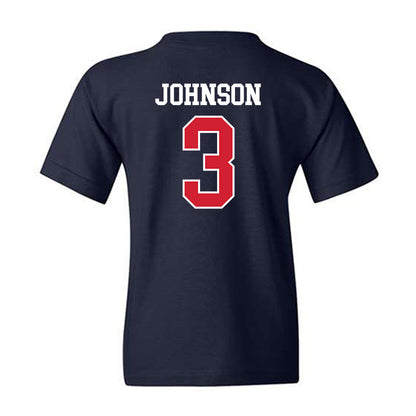 Ole Miss - NCAA Men's Basketball : Koren Johnson - Classic Shersey Youth T-Shirt-1