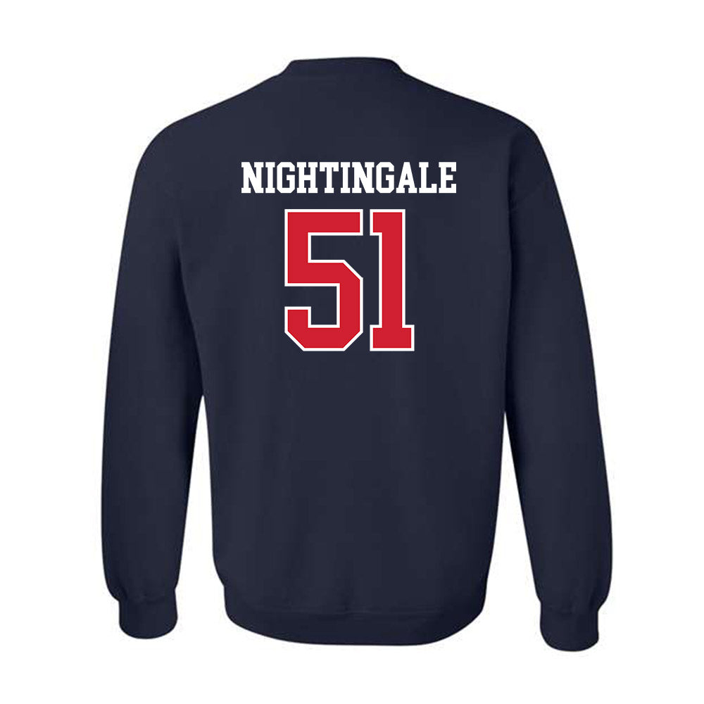 Ole Miss - NCAA Football : Trey Nightingale - Classic Shersey Crewneck Sweatshirt-1
