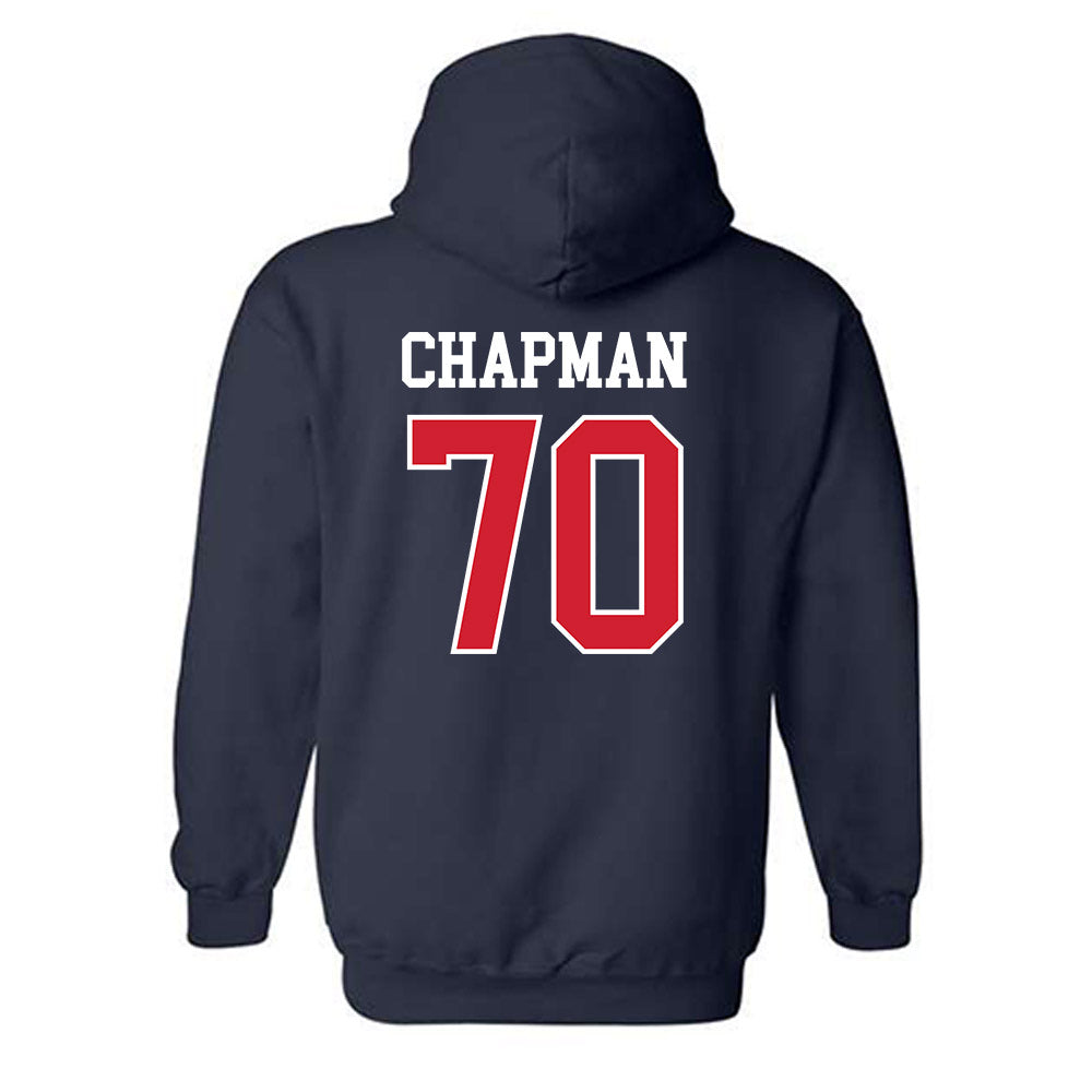 Ole Miss - NCAA Football : Jalan Chapman - Classic Shersey Hooded Sweatshirt-1