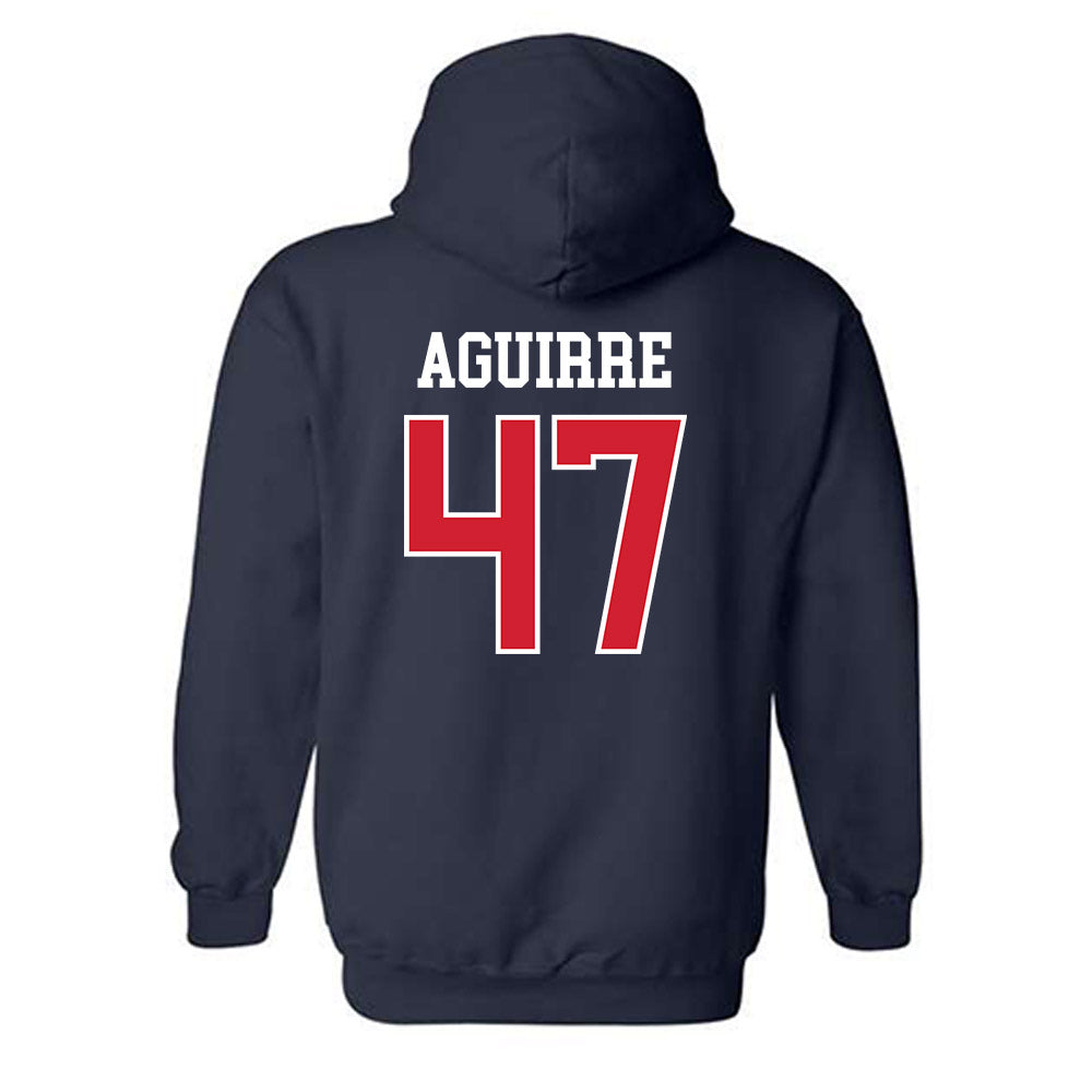 Ole Miss - NCAA Football : Anthony Aguirre - Classic Shersey Hooded Sweatshirt-1