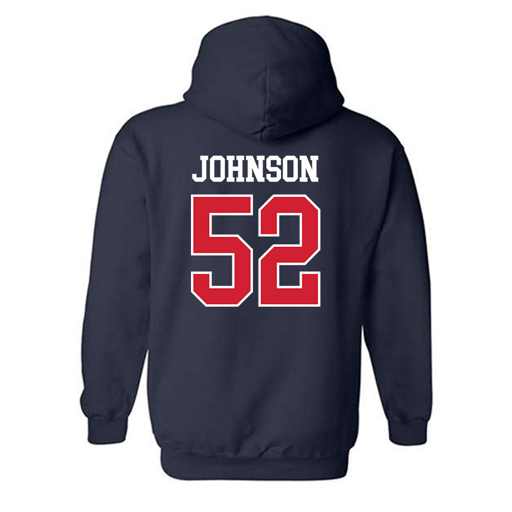 Ole Miss - NCAA Football : Cooper Johnson - Classic Shersey Hooded Sweatshirt-1