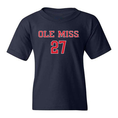 Ole Miss - NCAA Football : Pat Broomfield - Youth T-Shirt