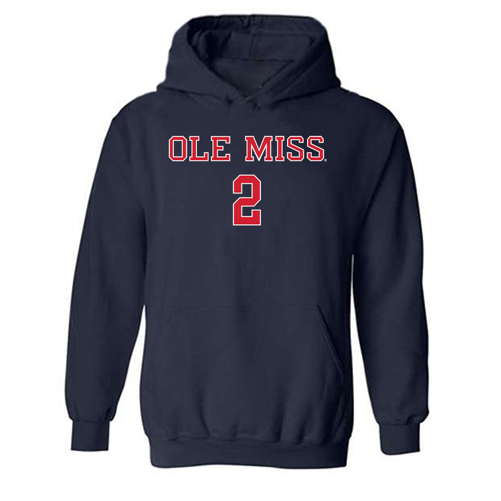 Ole Miss - NCAA Women's Volleyball : Ryea Jackson - Classic Shersey Hooded Sweatshirt-0