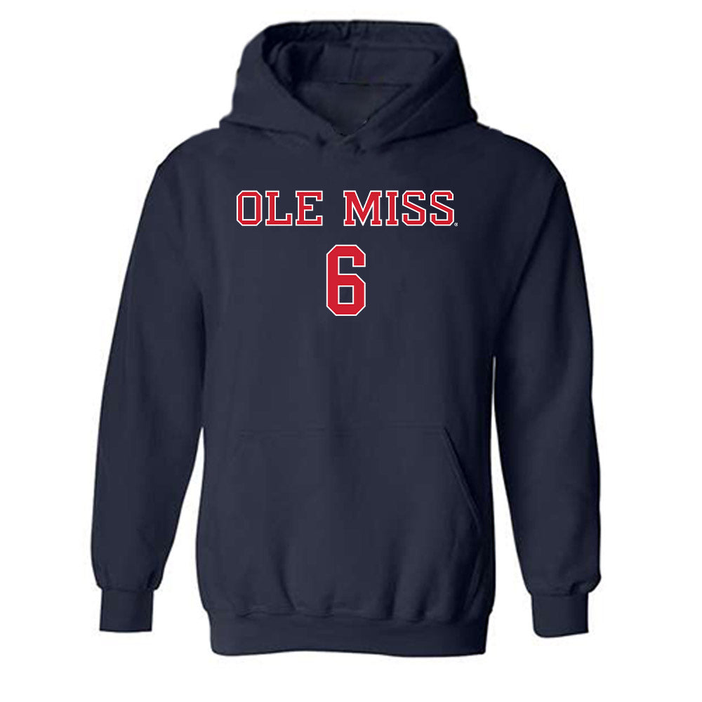 Ole Miss - NCAA Women's Soccer : Samantha Neumeier - Classic Shersey Hooded Sweatshirt-0