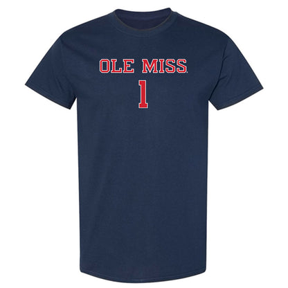 Ole Miss - NCAA Men's Basketball : Corey Chest - Classic Shersey T-Shirt-0