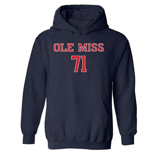Ole Miss - NCAA Football : Emanuel Faulkner - Classic Shersey Hooded Sweatshirt-0