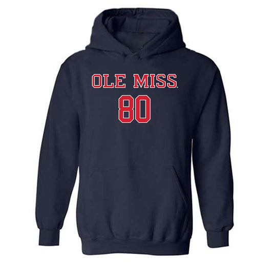 Ole Miss - NCAA Football : Hayden Bradley - Classic Shersey Hooded Sweatshirt-0