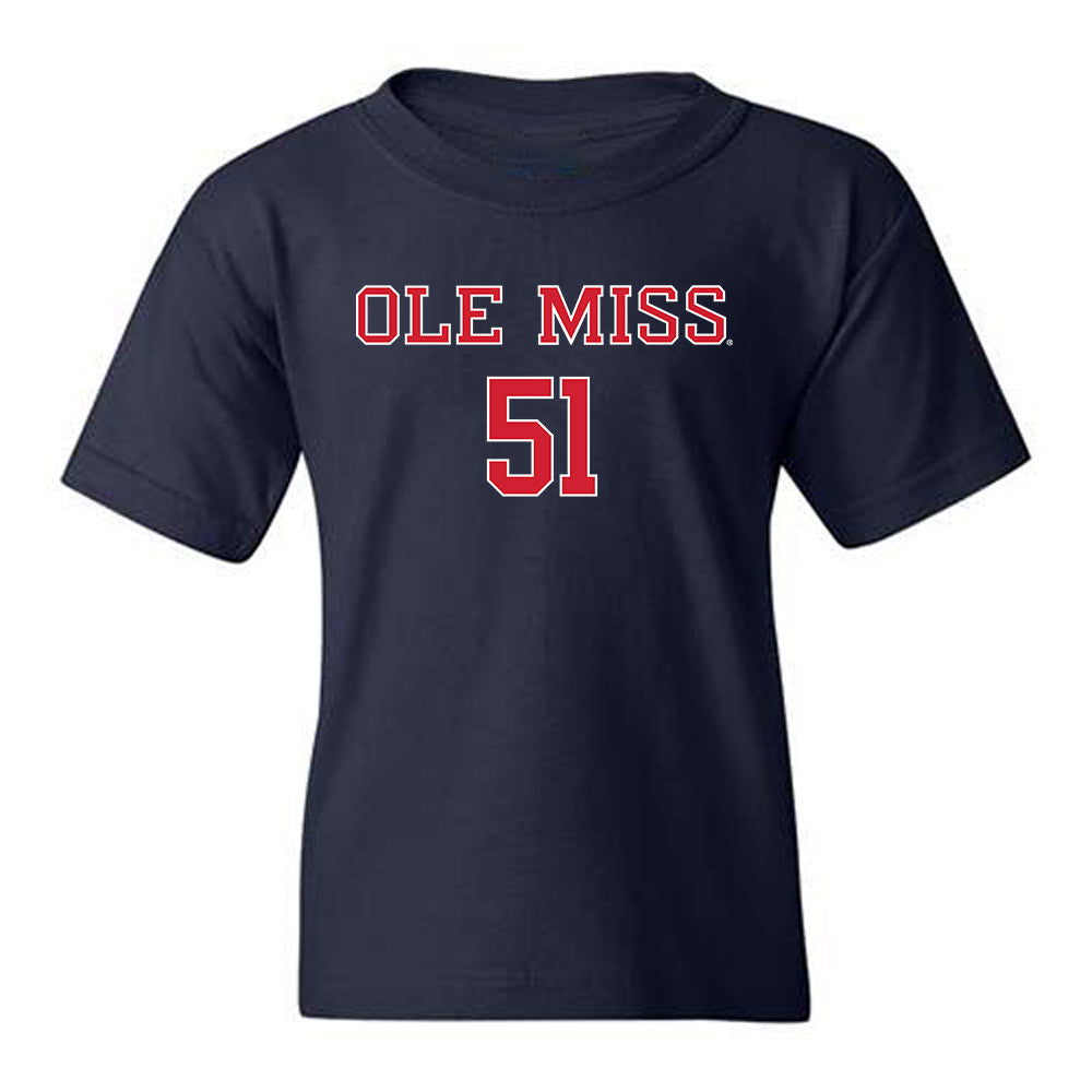 Ole Miss - NCAA Football : Trey Nightingale - Classic Shersey Youth T-Shirt-0
