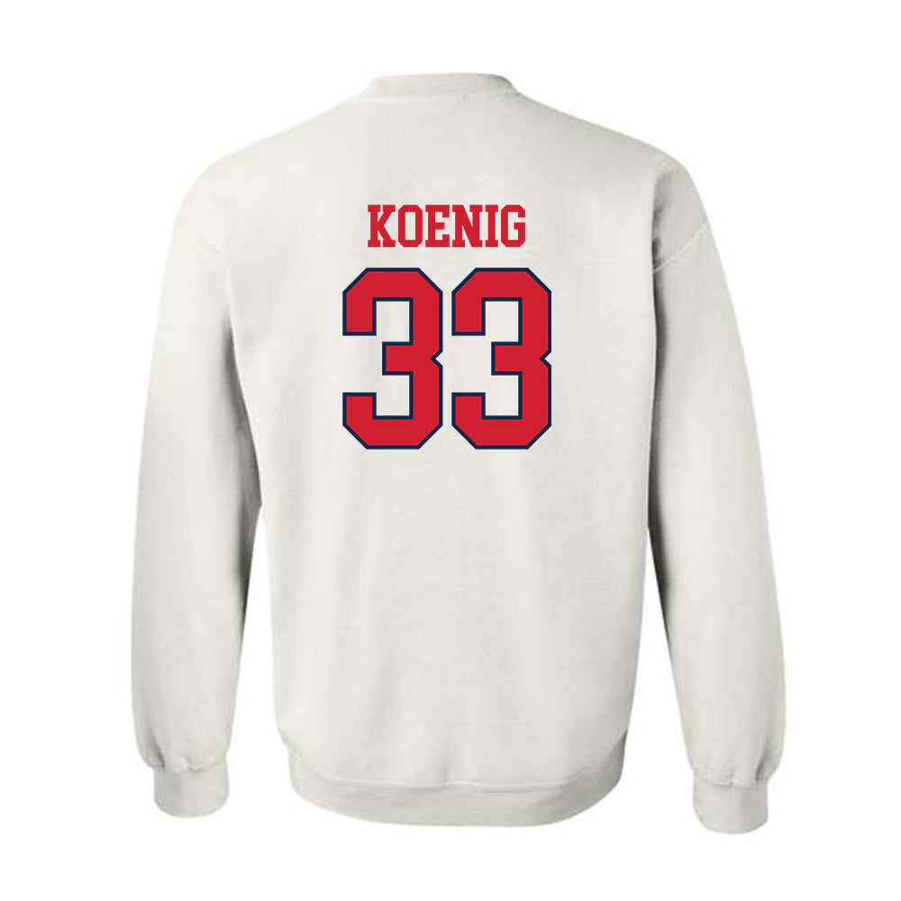 Ole Miss - NCAA Baseball : Landon Koenig - Fashion Shersey Crewneck Sweatshirt-1