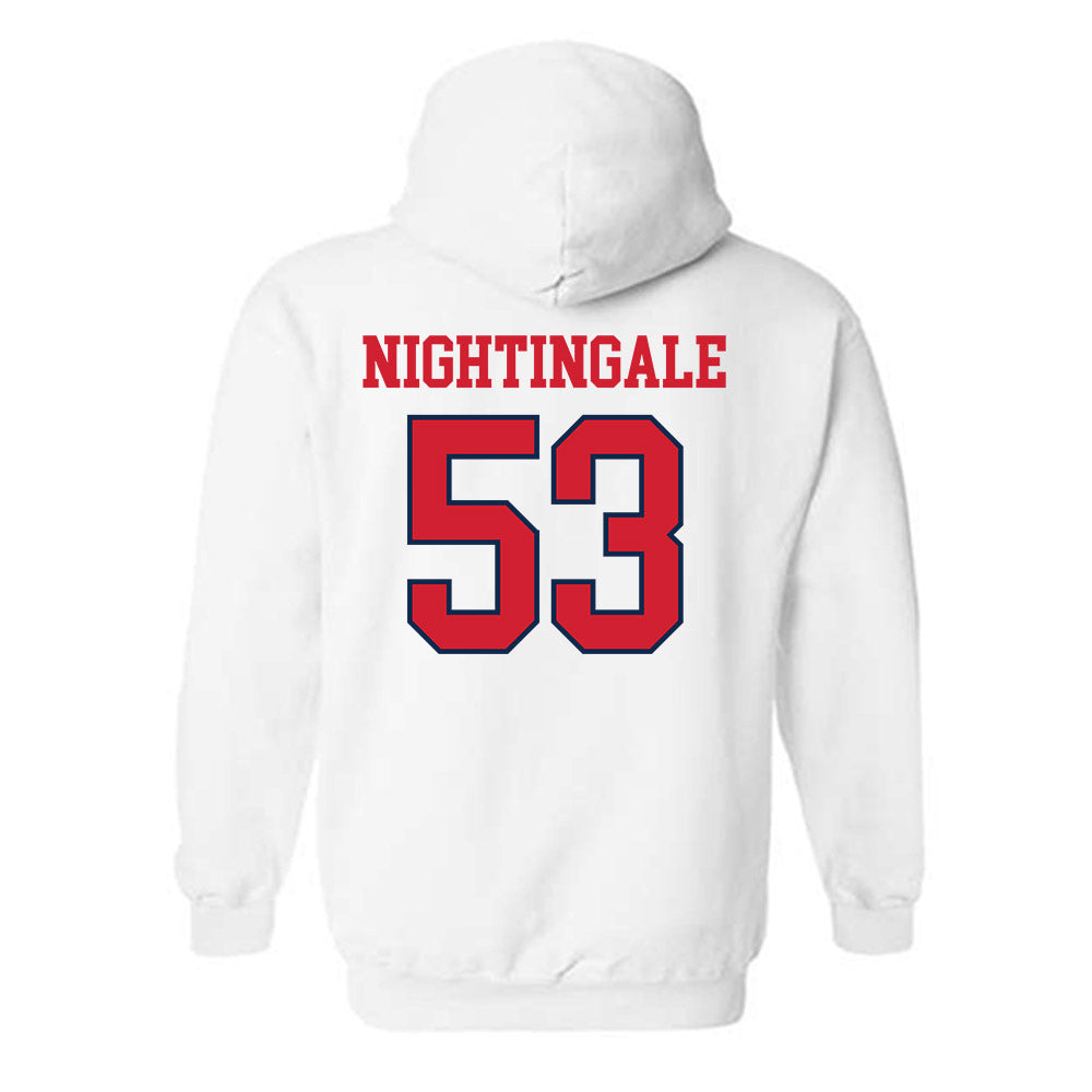 Ole Miss - NCAA Football : Trey Nightingale - Fashion Shersey Hooded Sweatshirt-1