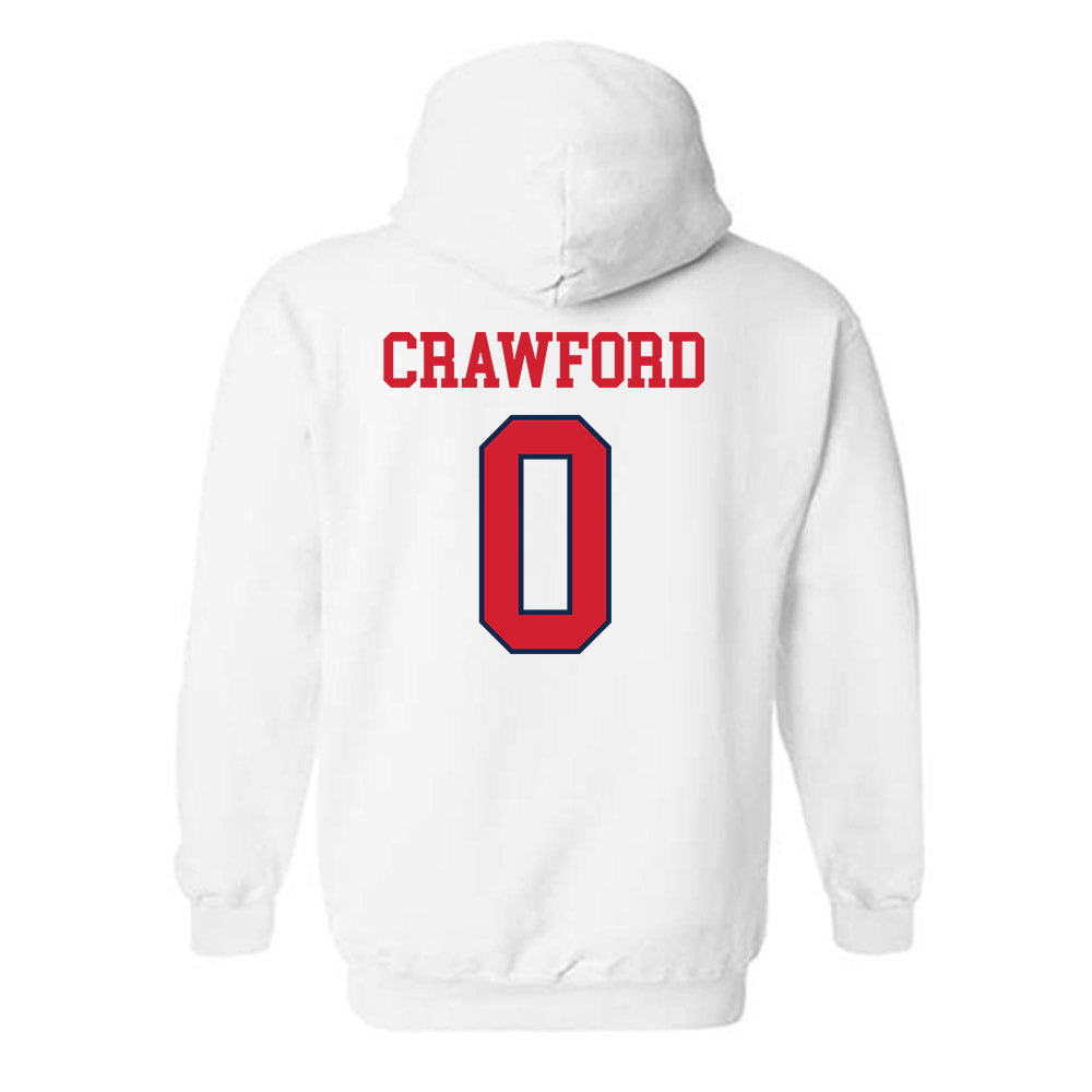 Ole Miss - NCAA Football : Jalyn Crawford - Fashion Shersey Hooded Sweatshirt-1