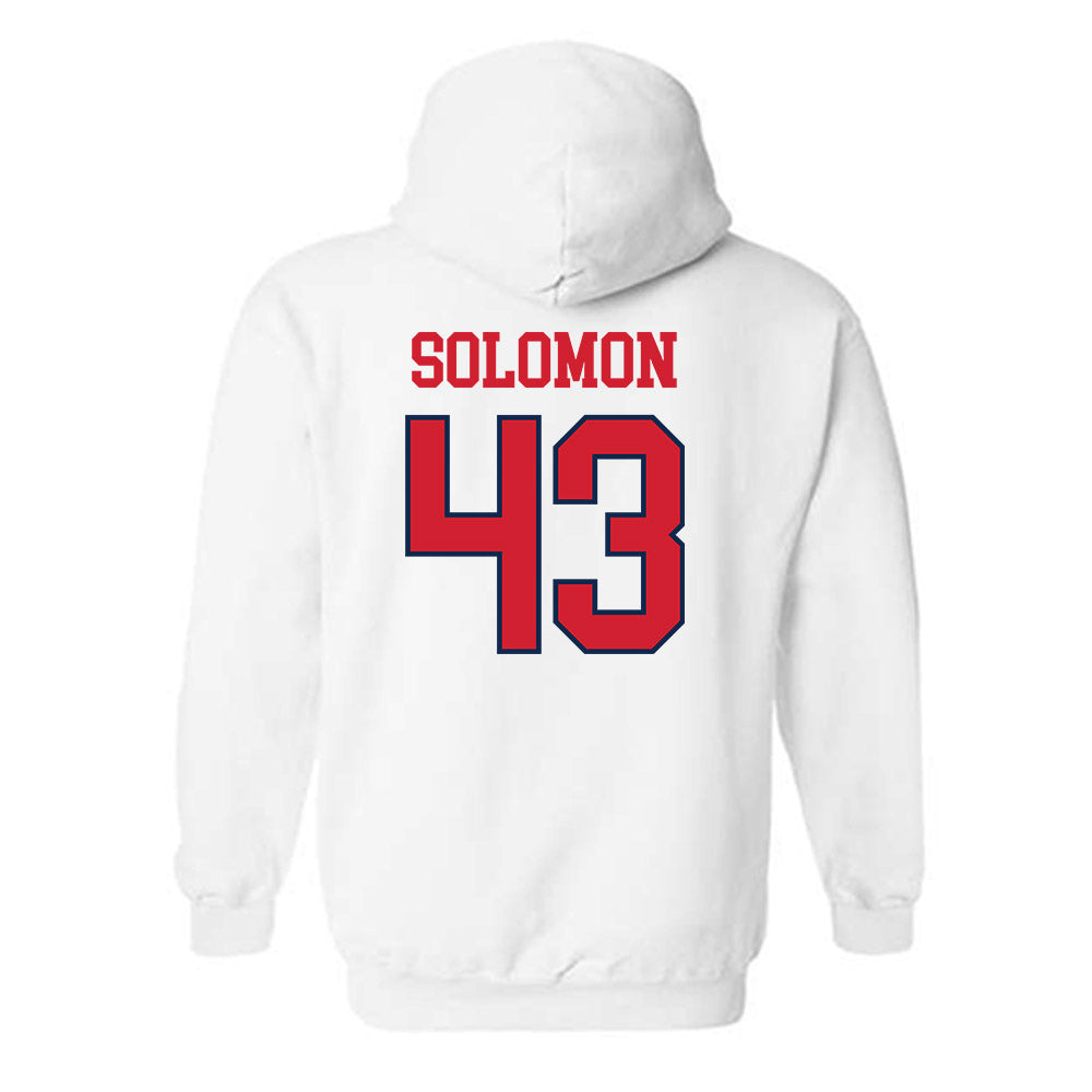 Ole Miss - NCAA Football : Isreal Solomon - Fashion Shersey Hooded Sweatshirt-1