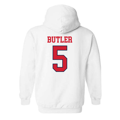 Ole Miss - NCAA Women's Volleyball : Rileigh Butler - Fashion Shersey Hooded Sweatshirt-1