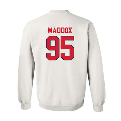 Ole Miss - NCAA Football : Andrew Maddox - Fashion Shersey Crewneck Sweatshirt-1