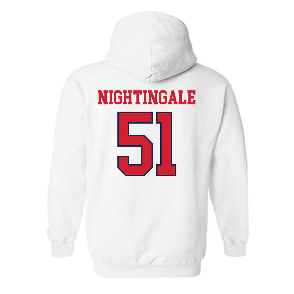 Ole Miss - NCAA Football : Trey Nightingale - Fashion Shersey Hooded Sweatshirt-1