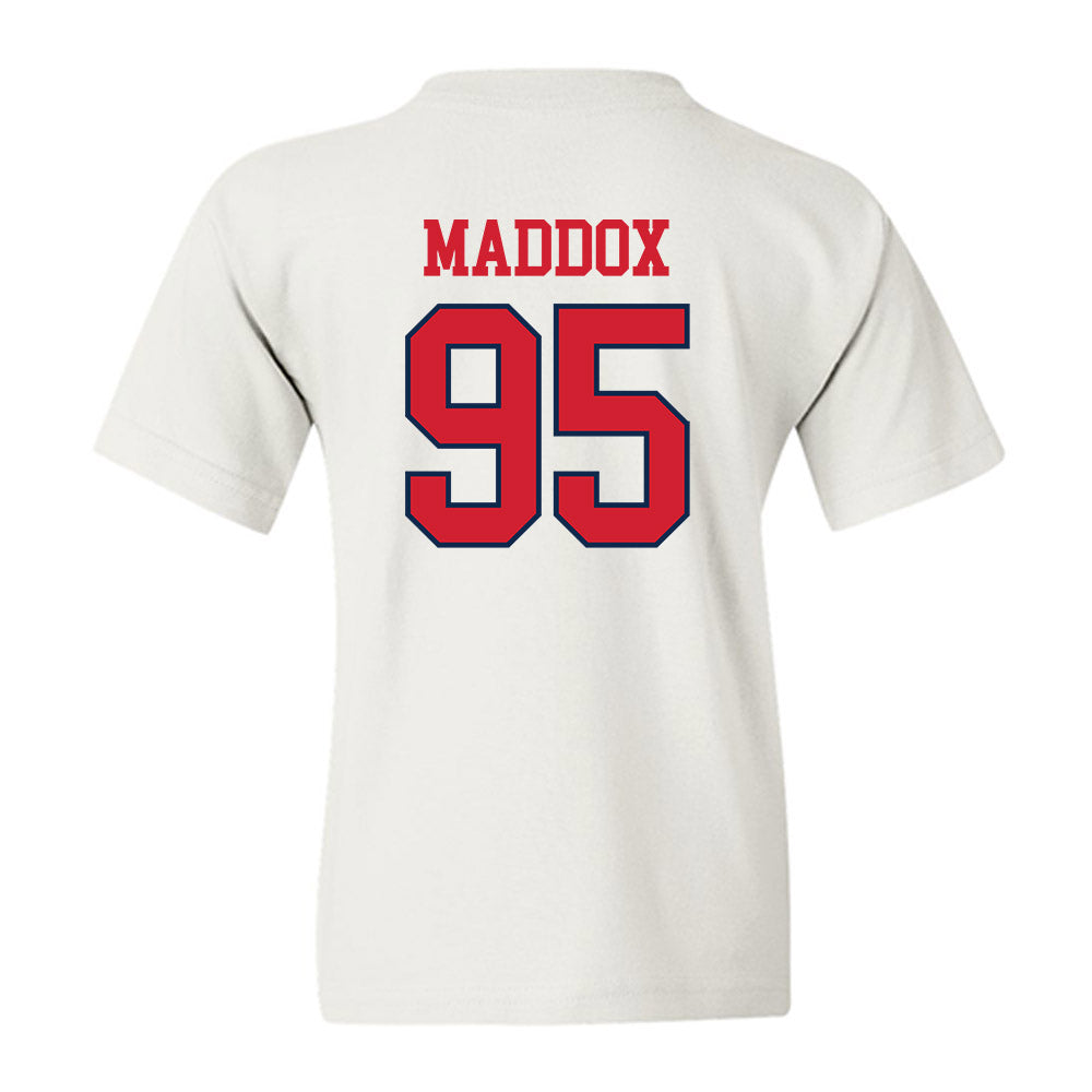 Ole Miss - NCAA Football : Andrew Maddox - Fashion Shersey Youth T-Shirt-1