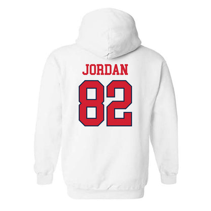 Ole Miss - NCAA Softball : Graycen Jordan - Fashion Shersey Hooded Sweatshirt-1